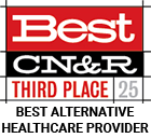 2025 Best of Chico Third Place for Best Massage Therapist