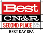 2025 Best of Chico Second Place for Best Day Spa